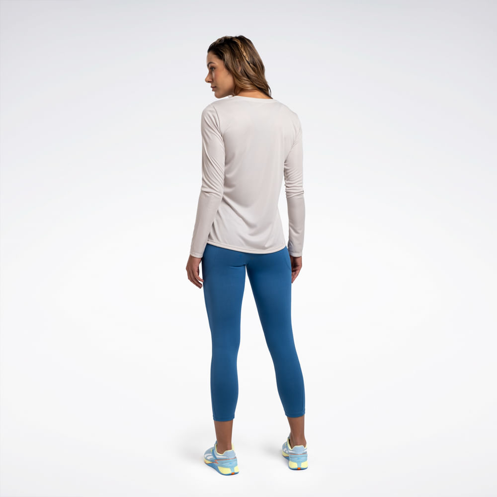 Camiseta Reebok Functional Manga Longa Feminina