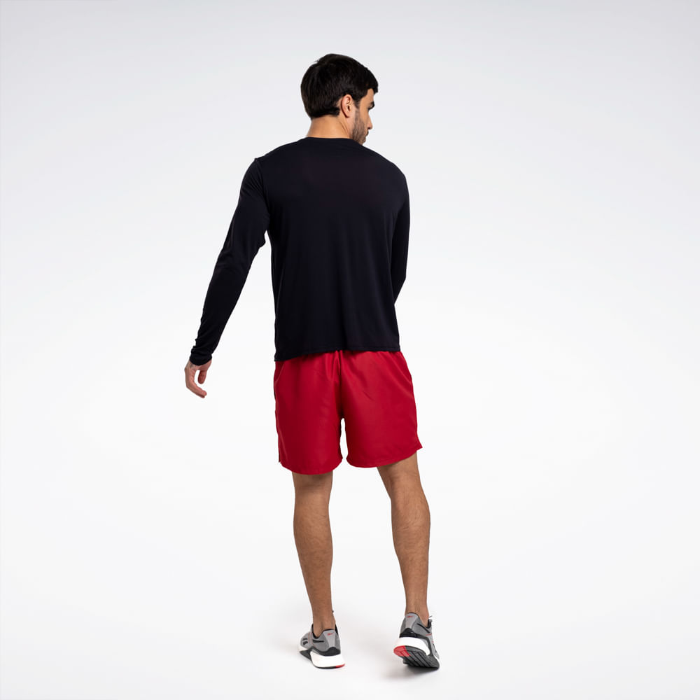 Camiseta Reebok Workout Manga Longa Masculina