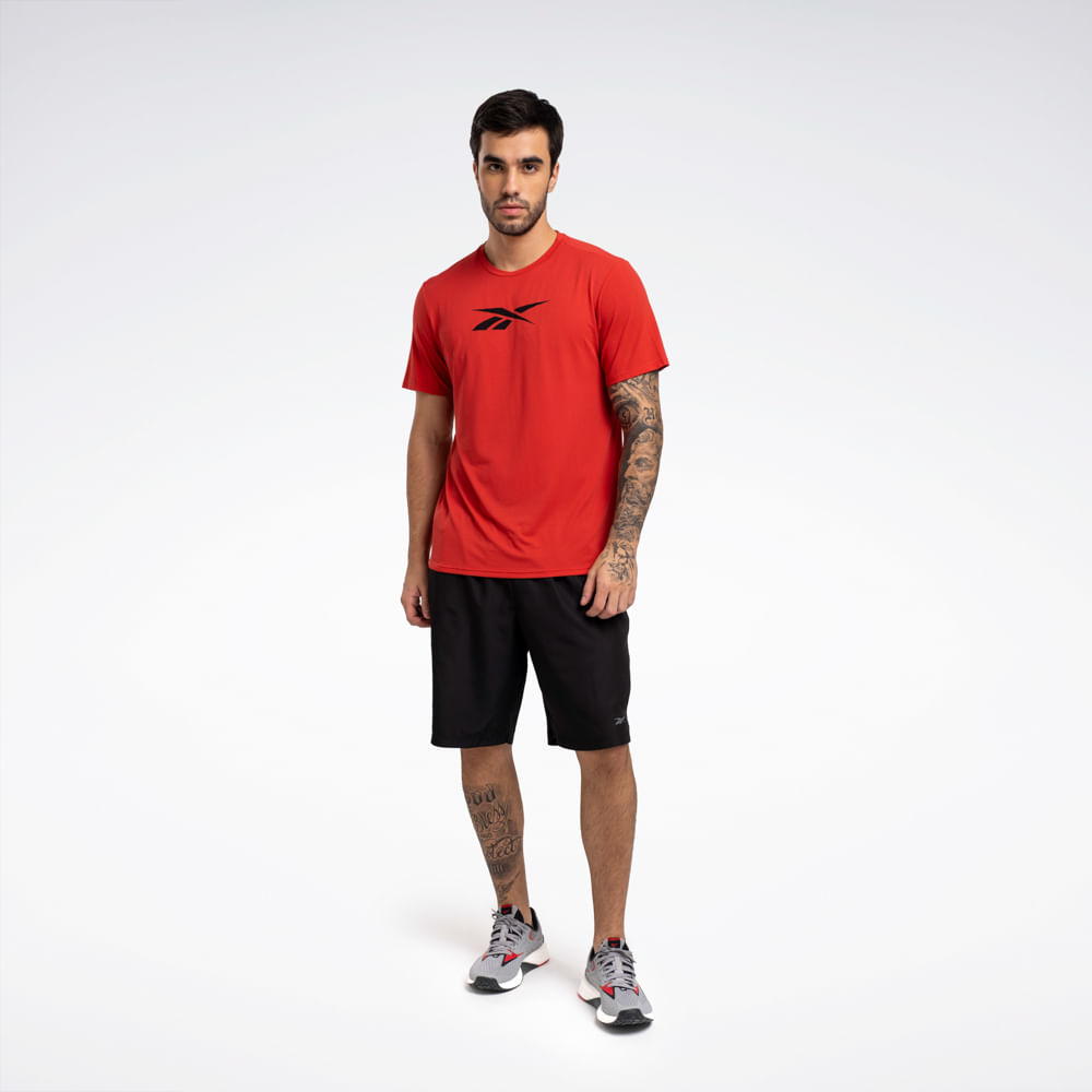 Camiseta Reebok Workout Manga Curta Masculina