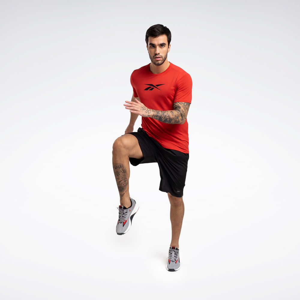 Camiseta Reebok Workout Manga Curta Masculina