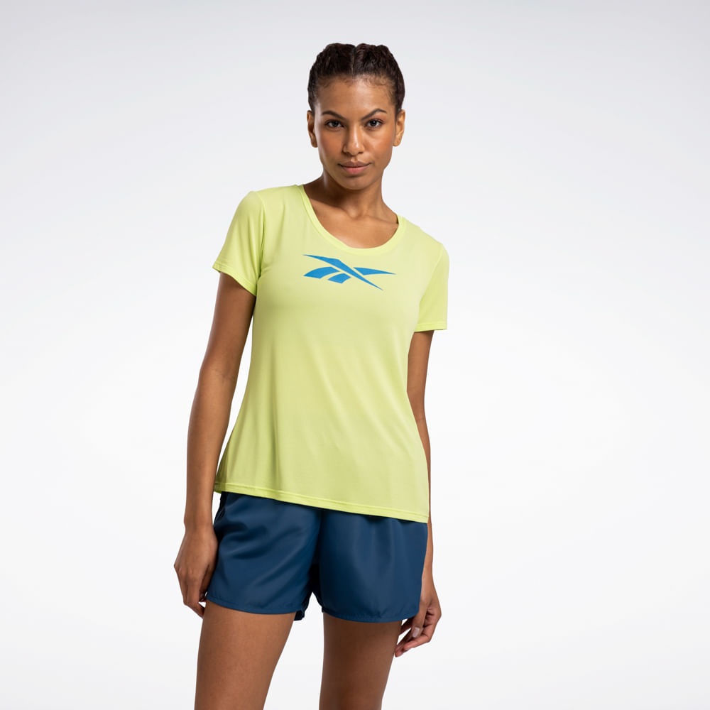 Camiseta Reebok Workout Manga Curta Feminina