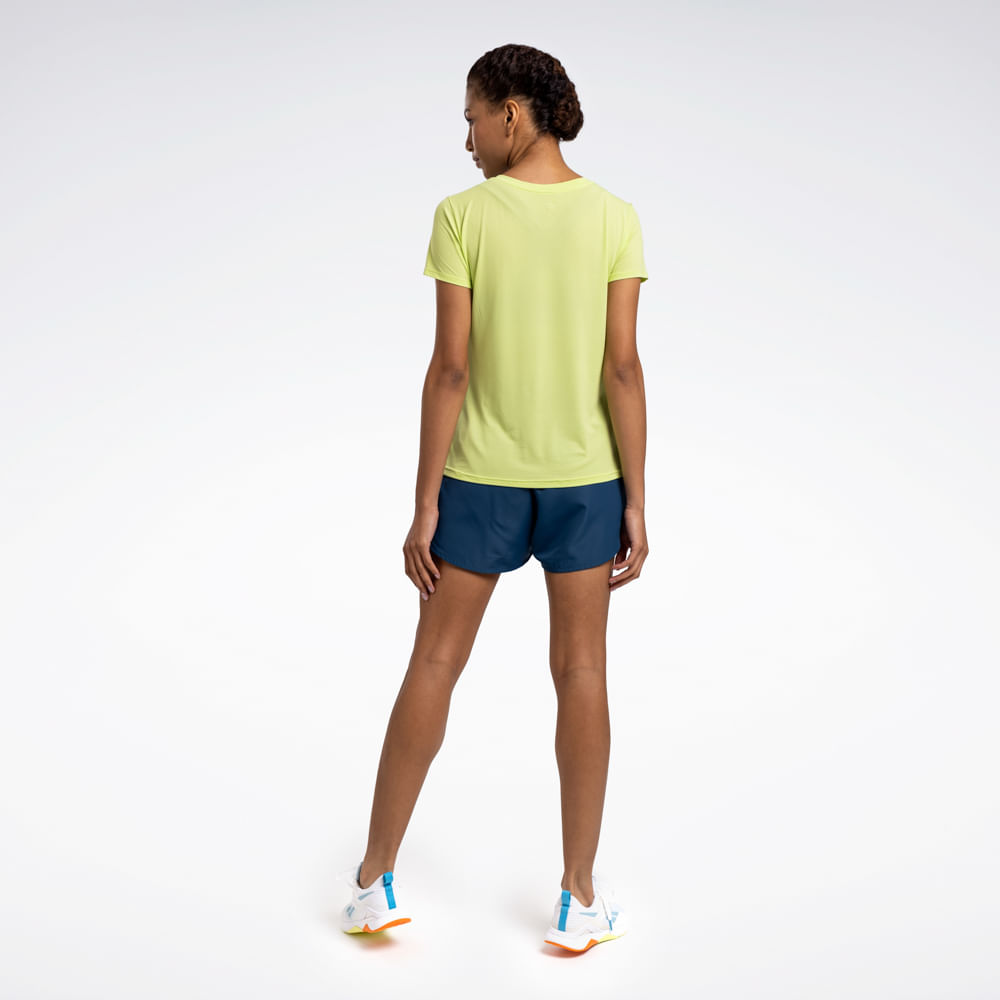 Camiseta Reebok Workout Manga Curta Feminina