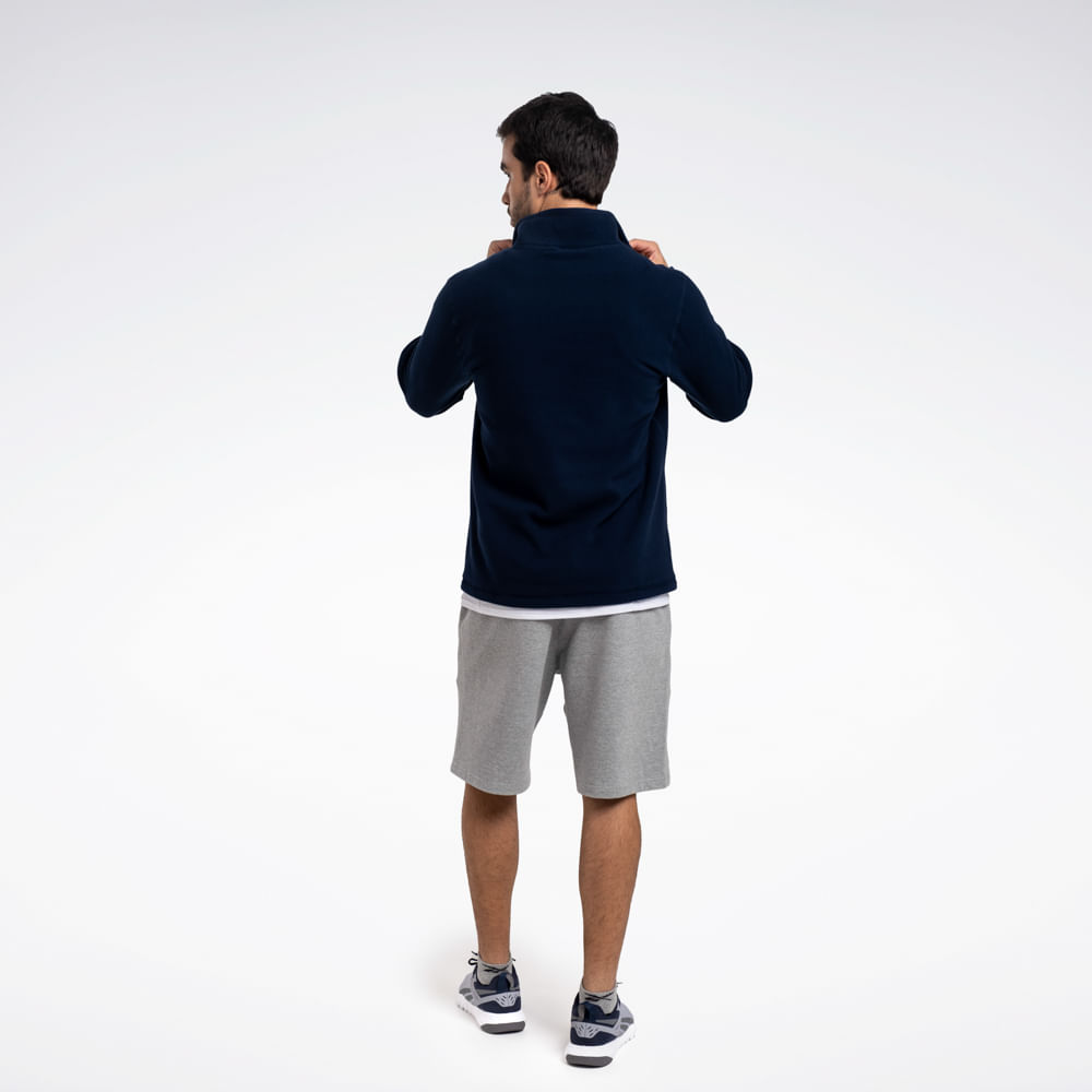 Jaqueta Reebok M Athletic 1/2 Zip Masculina