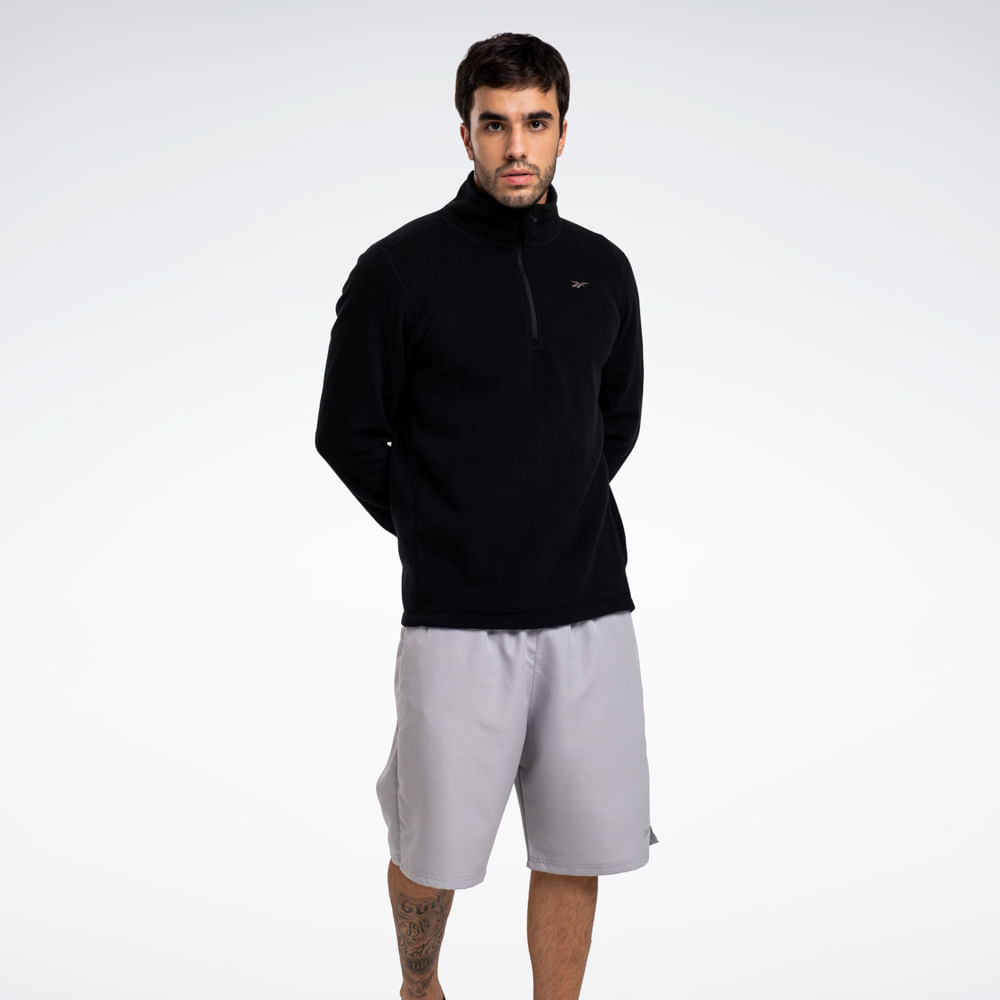 Jaqueta Reebok M Athletic 1/2 Zip Masculina