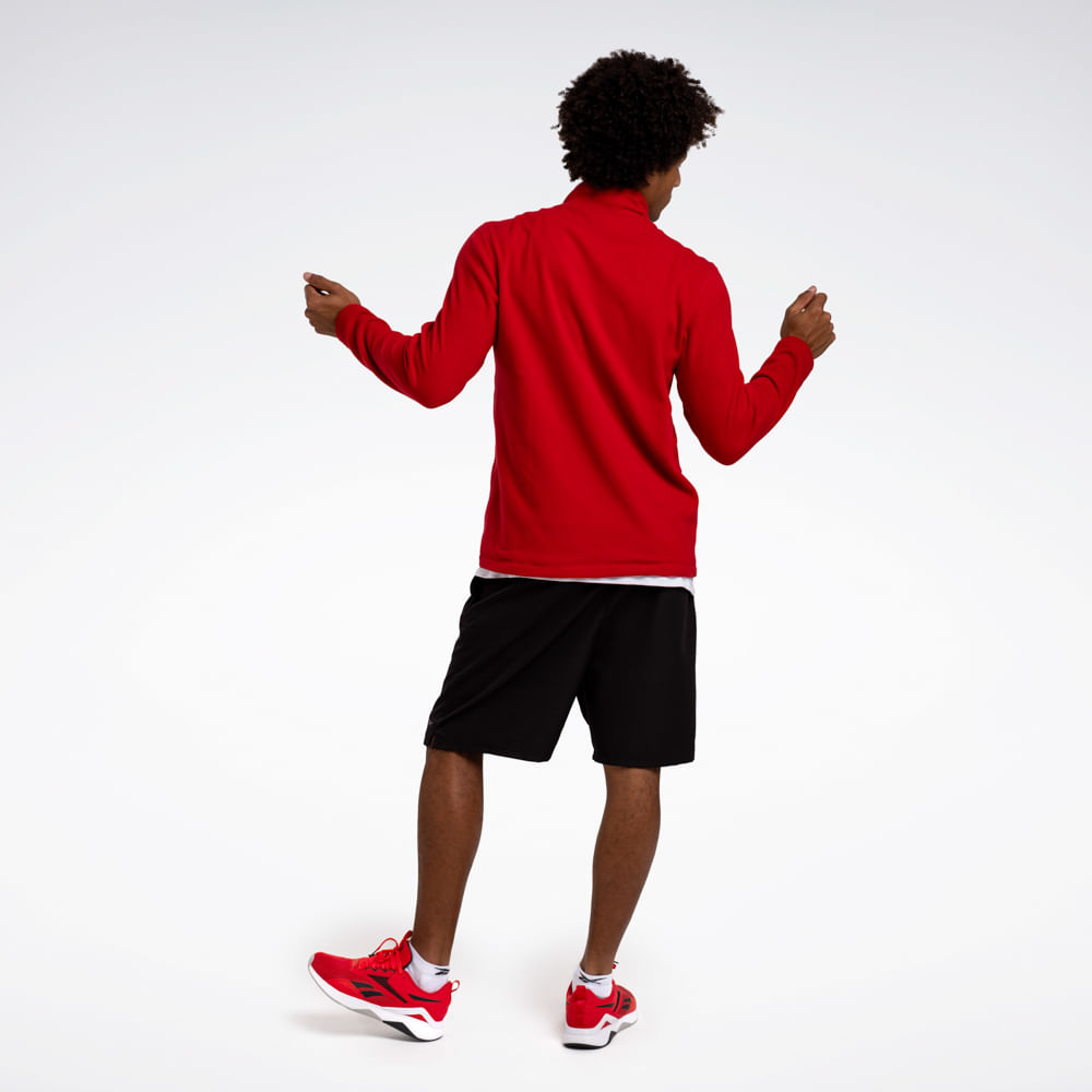 Jaqueta Reebok M Athletic 1/2 Zip Masculina