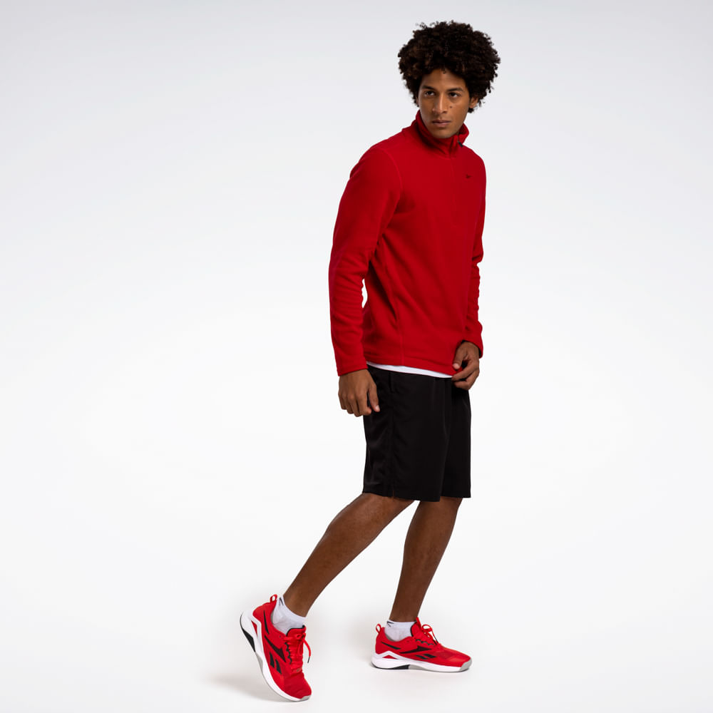 Jaqueta Reebok M Athletic 1/2 Zip Masculina