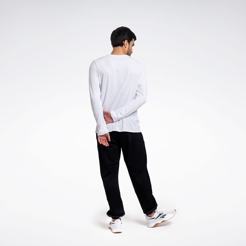 Camiseta Reebok Athletic Manga Longa Masculina