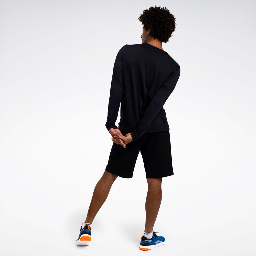 Camiseta Reebok Athletic Manga Longa Masculina