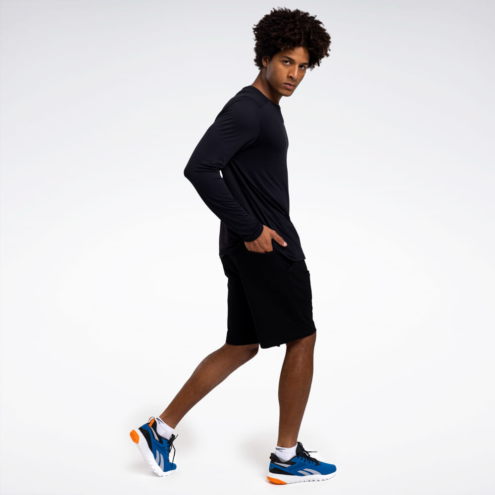 Camiseta Reebok Athletic Manga Longa Masculina