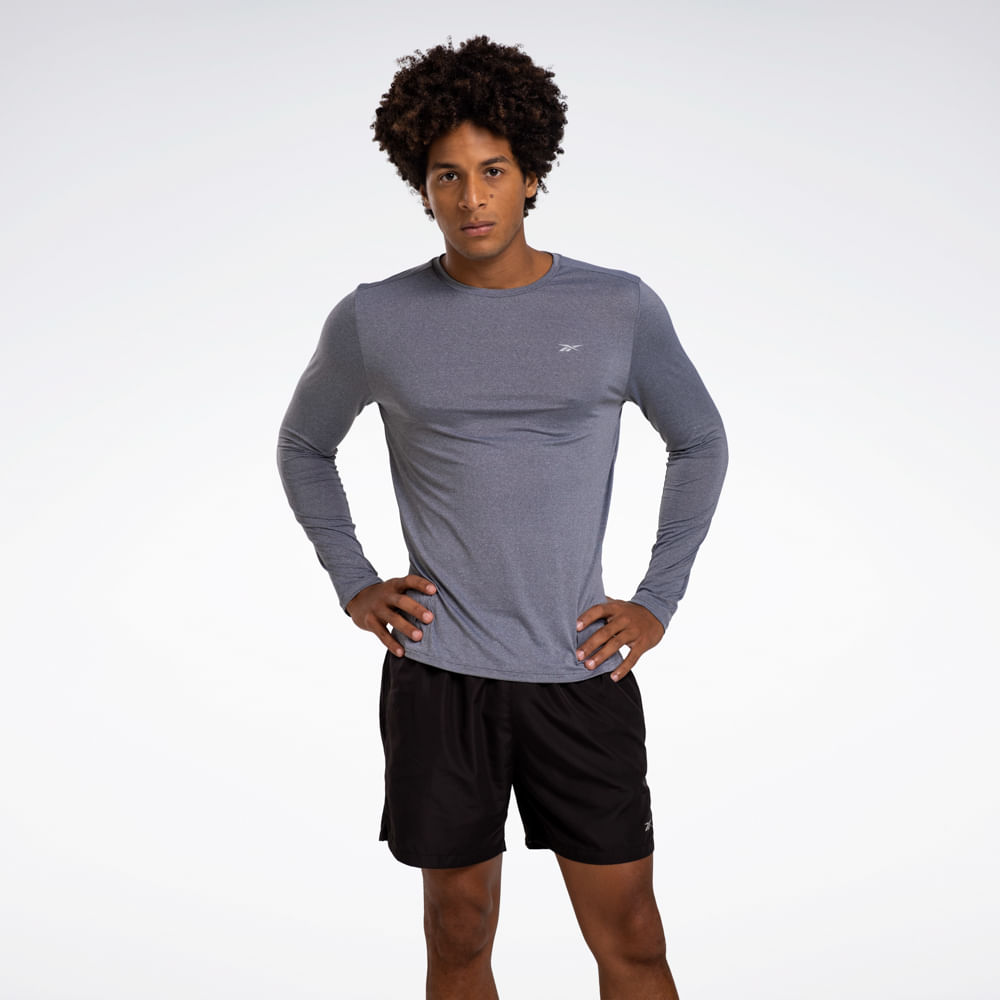 Camiseta Reebok Dynamic Manga Longa Masculina