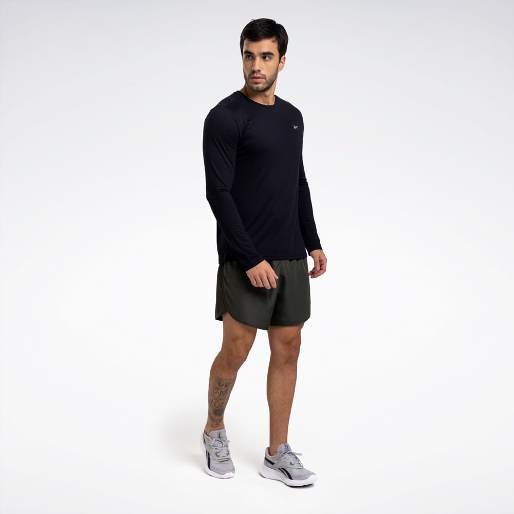 Camiseta Reebok Dynamic Manga Longa Masculina