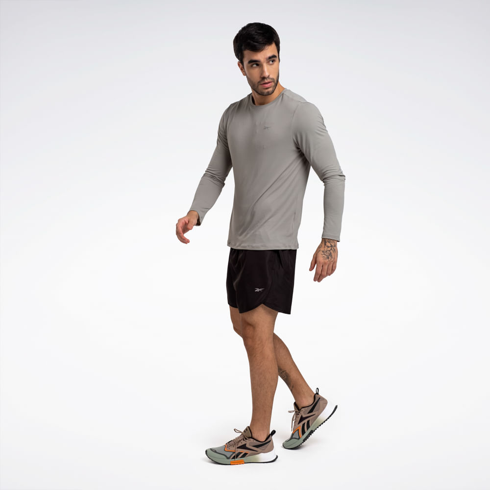 Camiseta Reebok Dynamic Manga Longa Masculina