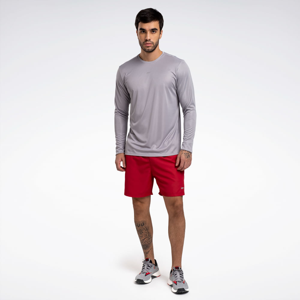 Camiseta Reebok Functional  Manga Longa Masculina