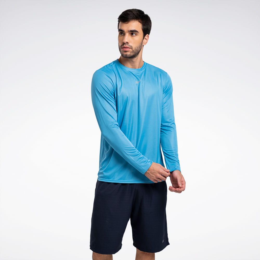 Camiseta Reebok Functional  Manga Longa Masculina