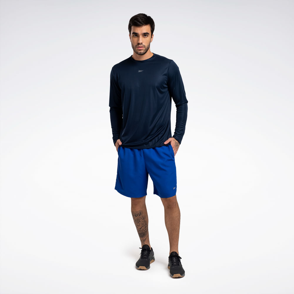 Camiseta Reebok Functional  Manga Longa Masculina