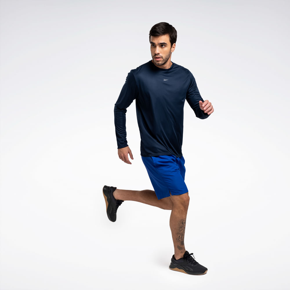 Camiseta Reebok Functional  Manga Longa Masculina