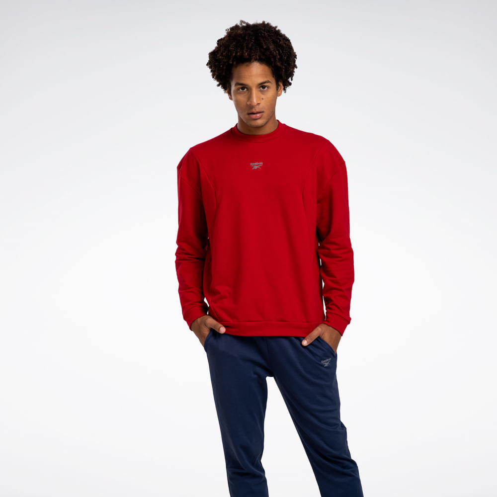 Blusa Reebok Young Crew Masculina