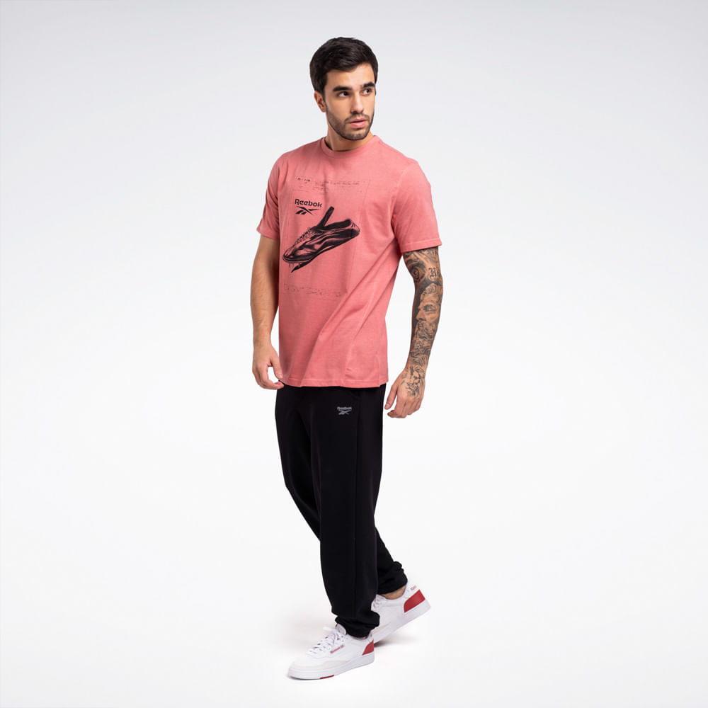 Camiseta Reebok Cl F Linear Preta - Compre Agora