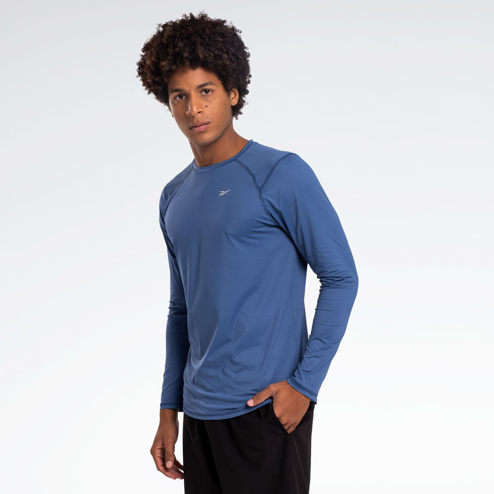 Camiseta Reebok Impact Manga Longa Masculina