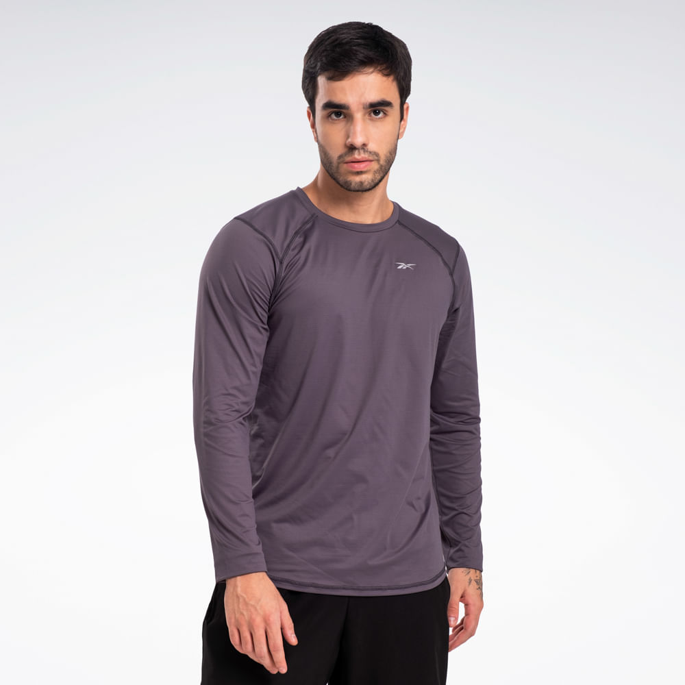 Camiseta Reebok Impact Manga Longa Masculina