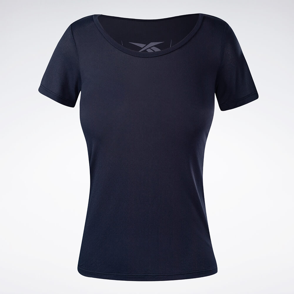 Camiseta Reebok Dynamic Print Manga Curta Feminina