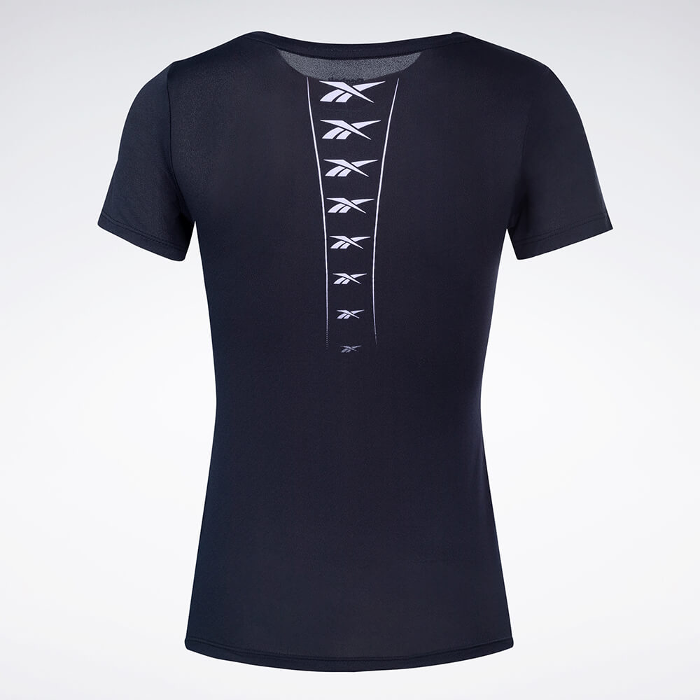 Camiseta Reebok Dynamic Print Manga Curta Feminina