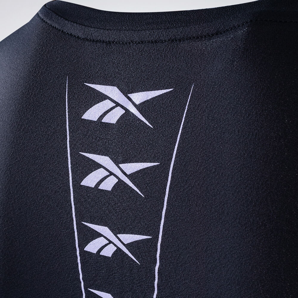 Camiseta Reebok Dynamic Print Manga Curta Feminina