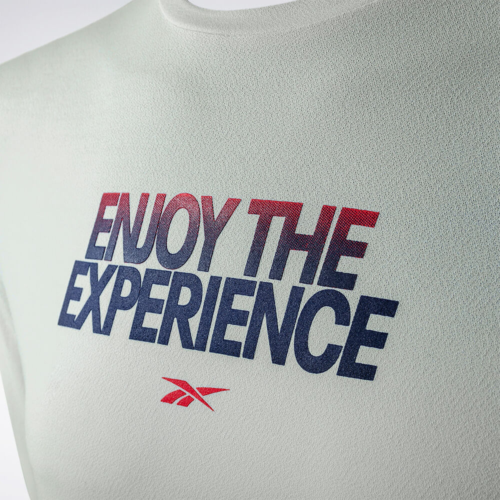 Camiseta Reebok Dynamic Print Manga Longa Masculina