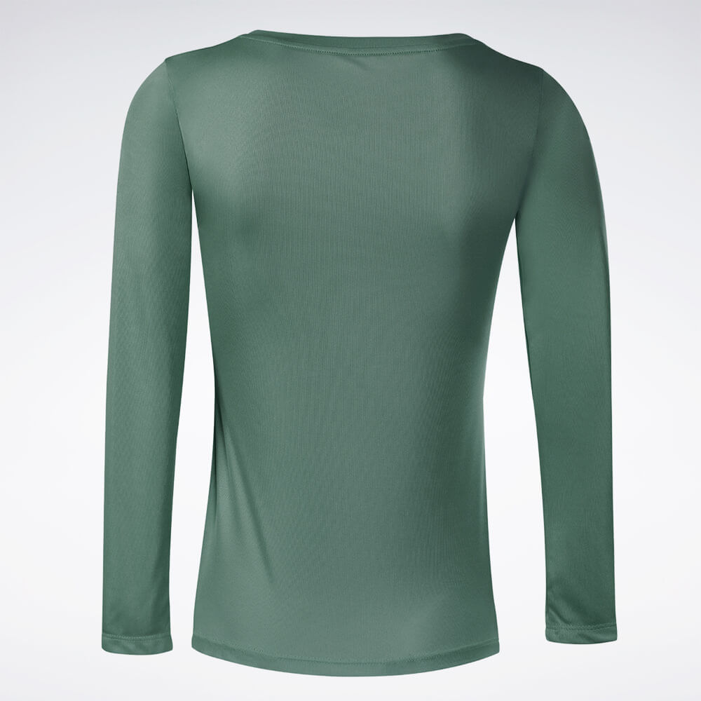 Camiseta Reebok Utility Print Manga Longa Feminina