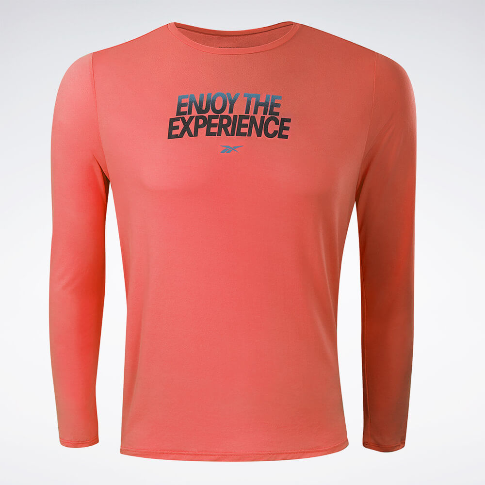 Camiseta Reebok Dynamic Print Manga Longa Masculina