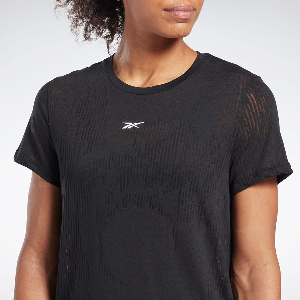 Camiseta Reebok Burnout Feminina