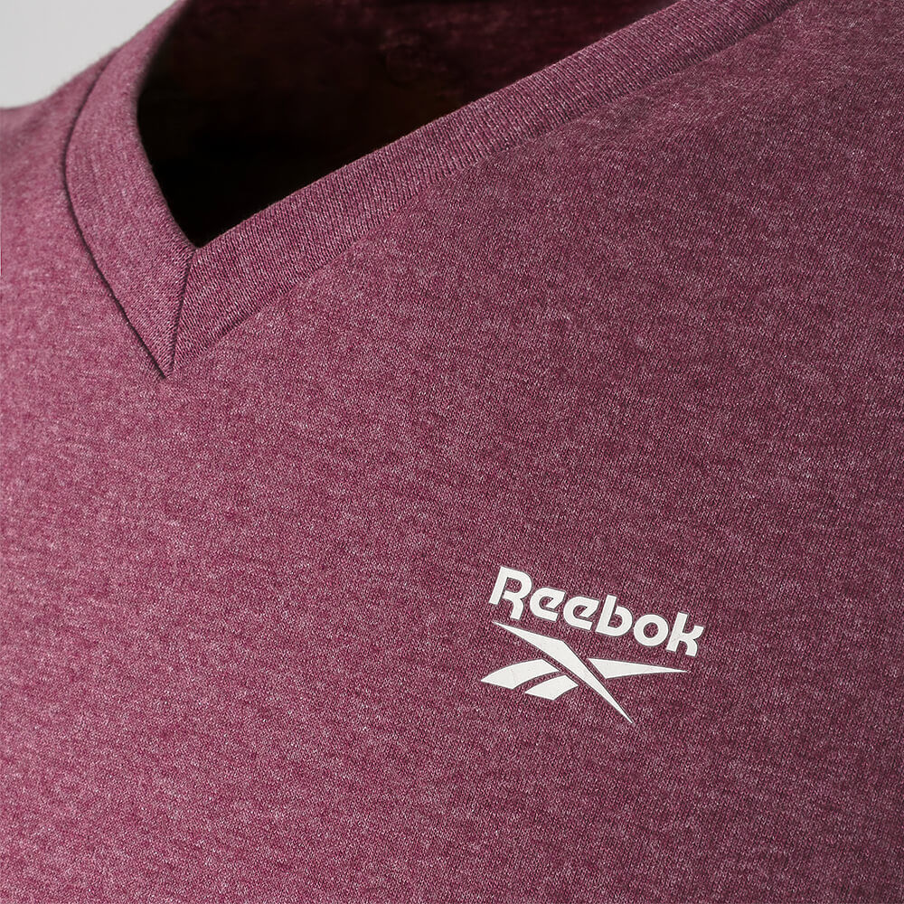 Camiseta Reebok Cl Logo V Manga curta Feminina