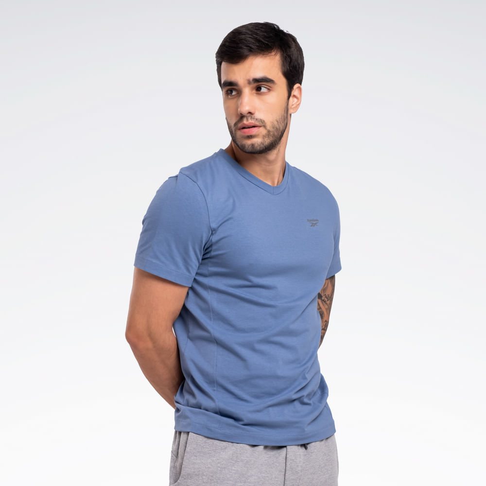Camiseta Reebok Essential V Manga curta Masculina