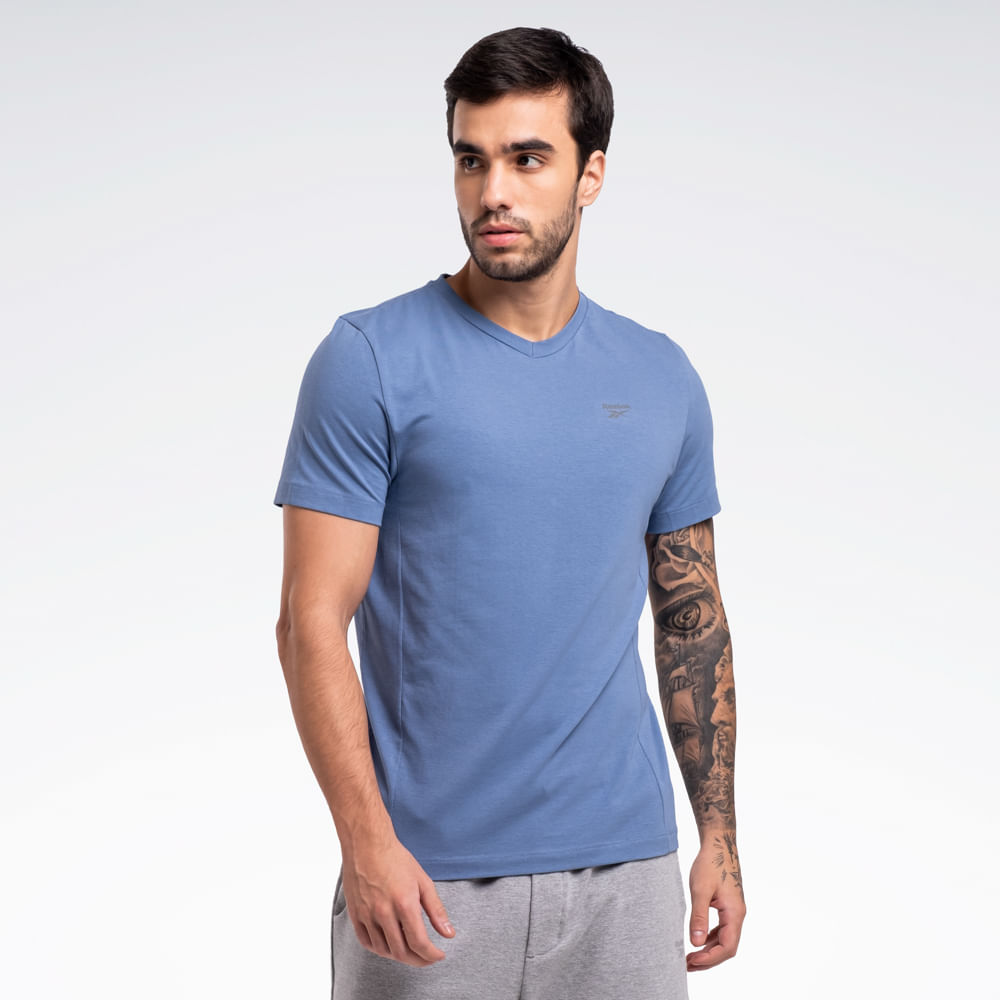 Camiseta Reebok Essential V Manga curta Masculina