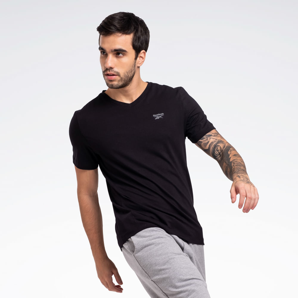 Camiseta Reebok Essential V Manga curta Masculina