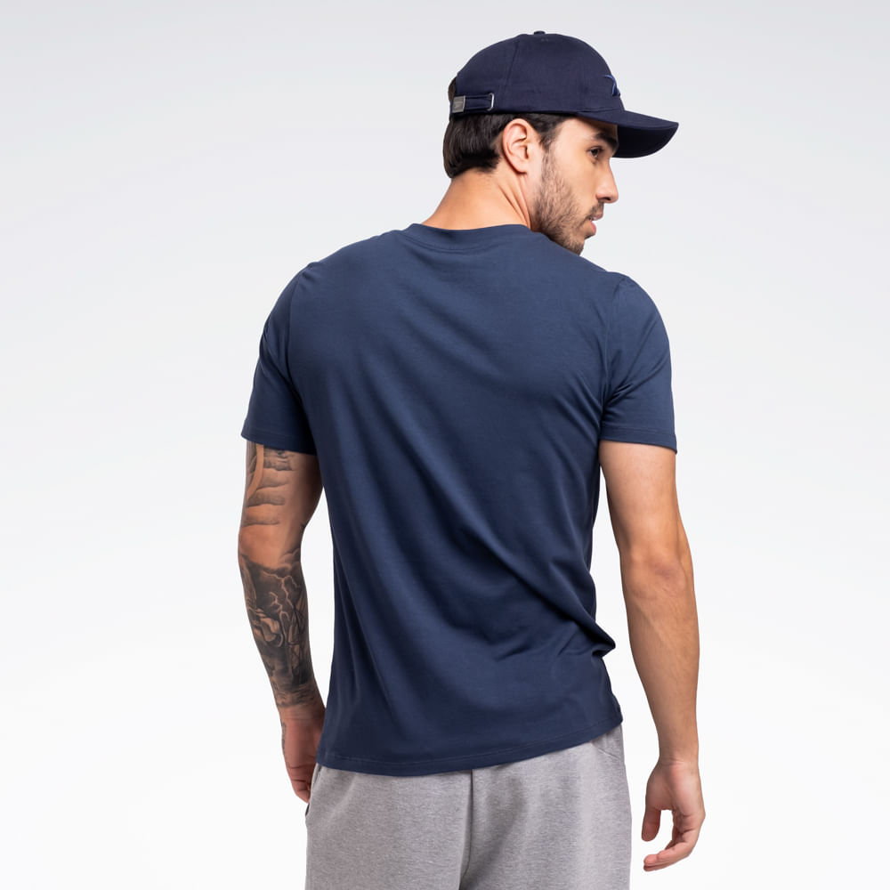 Camiseta Reebok Essential Manga curta Raglan Masculina