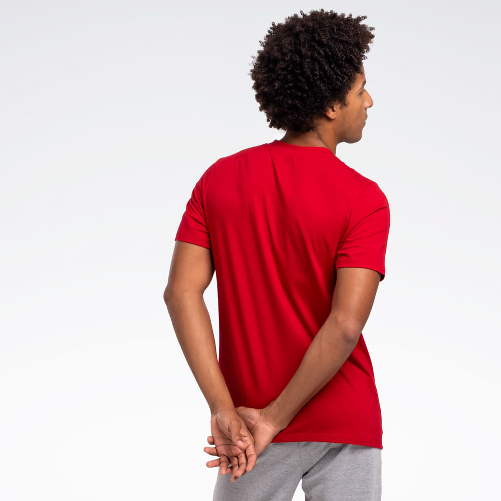 Camiseta Reebok Essential Manga curta Raglan Masculina