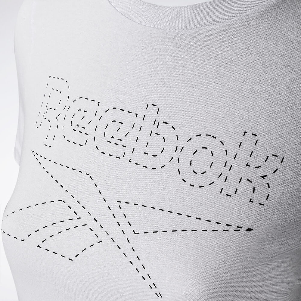 Camiseta Reebok CL Logo Manga curta Feminina