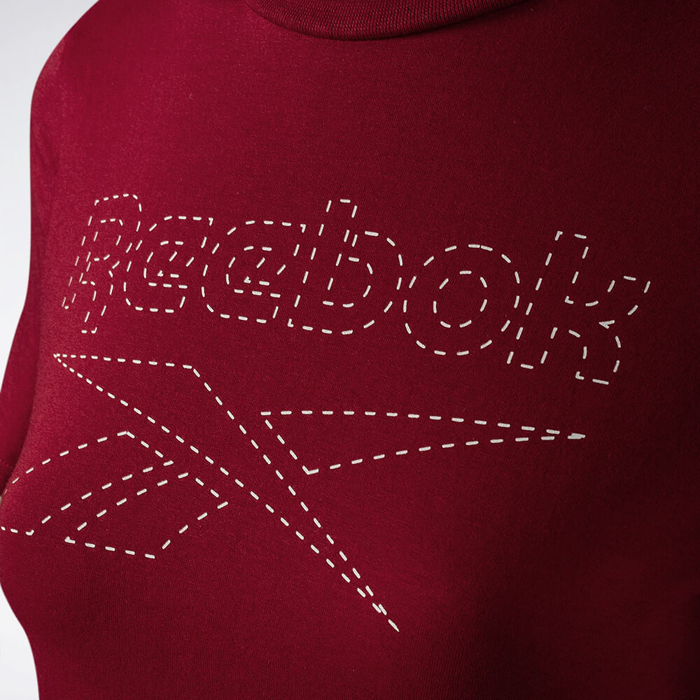 Camiseta Reebok CL Logo Manga curta Feminina