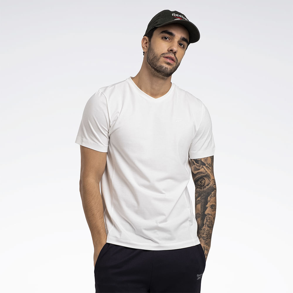 Camiseta Reebok Essential V Manga curta Masculina