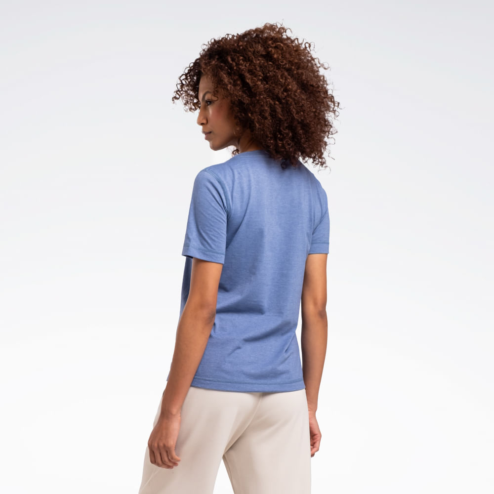 Camiseta Reebok Estampada Manga curta Feminina
