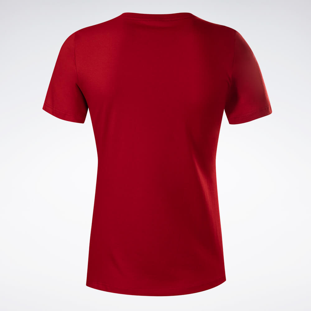 Camiseta Reebok Bigo Logo Manga Curta Feminina