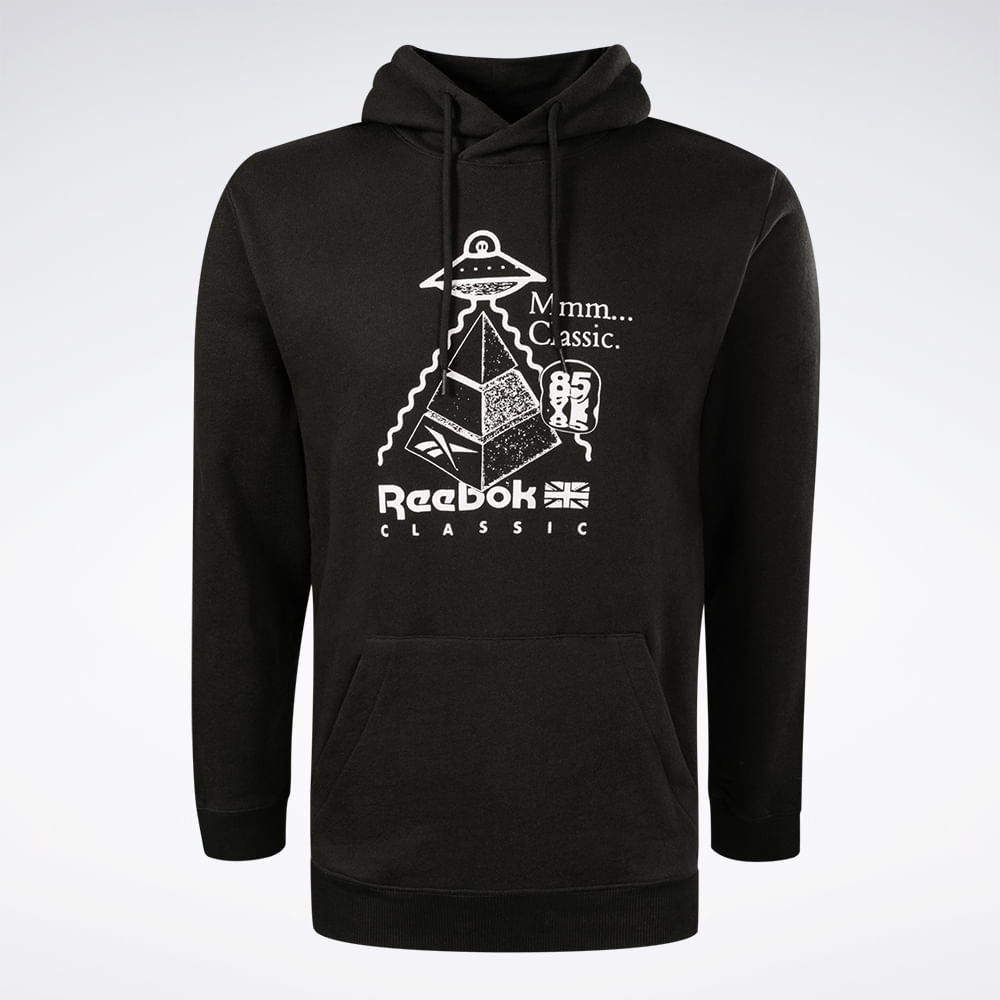 Blusa Reebok Cl Skate Hoodie Unissex