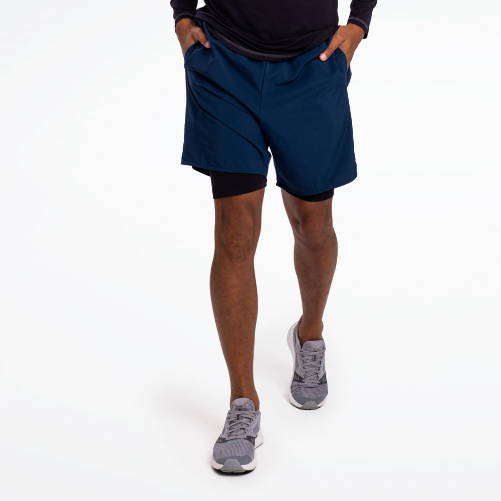 Short Reebok Impact 2N1 7 Masculino