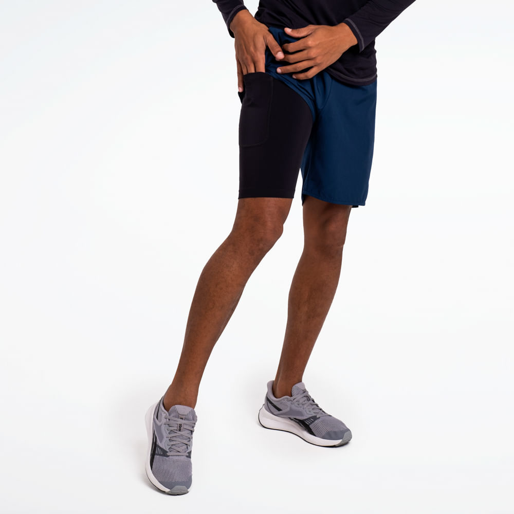 Short Reebok Impact 2N1 7 Masculino