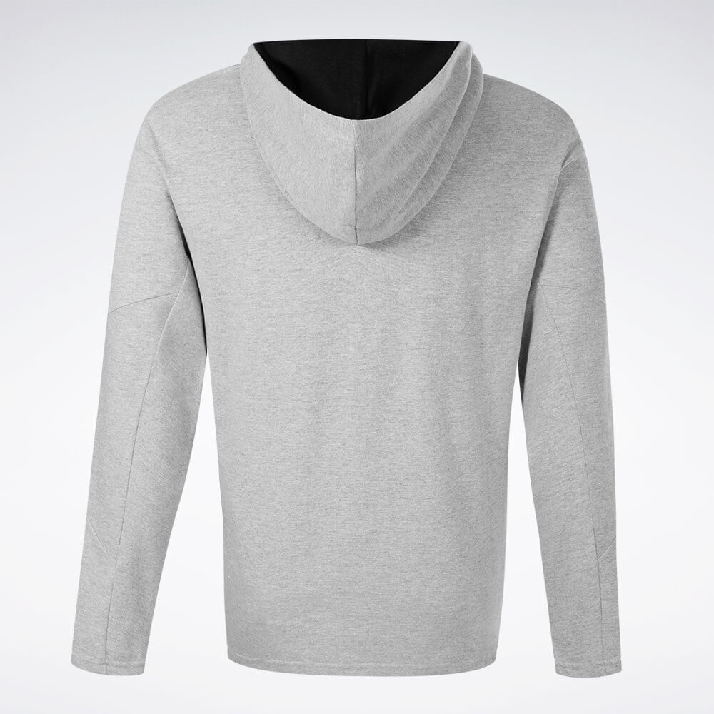 Camiseta Reebok Young Com Capuz Manga Longa Masculina
