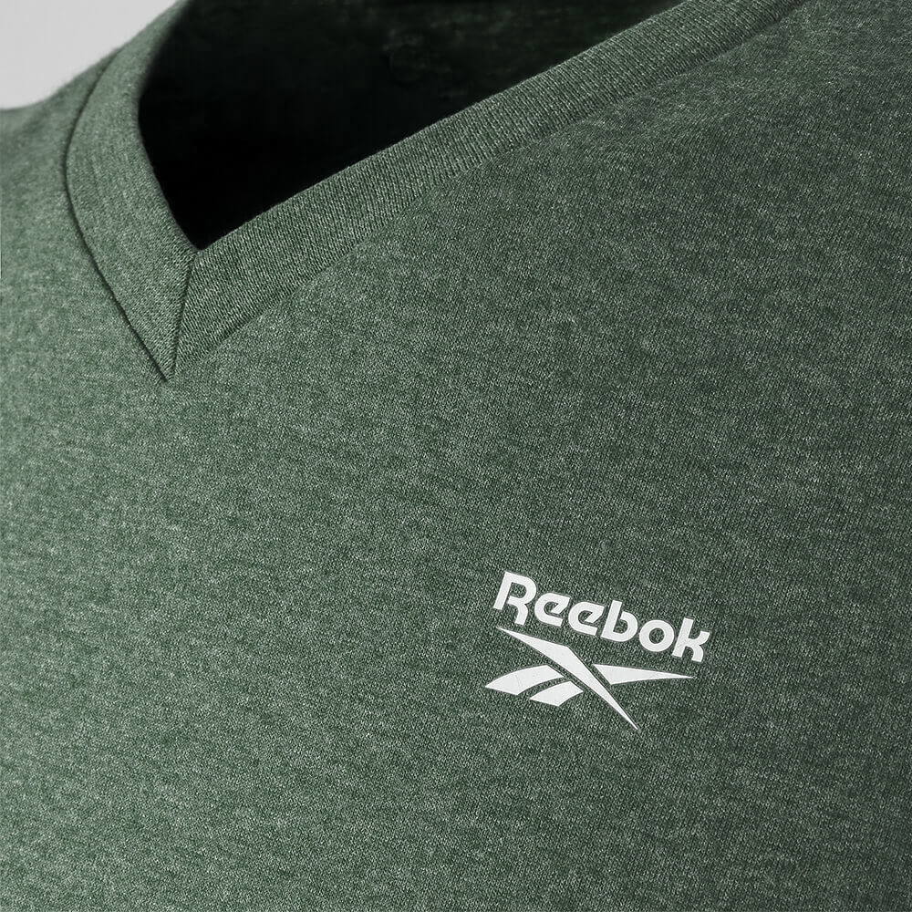 Camiseta Reebok Cl Logo V Manga curta Feminina