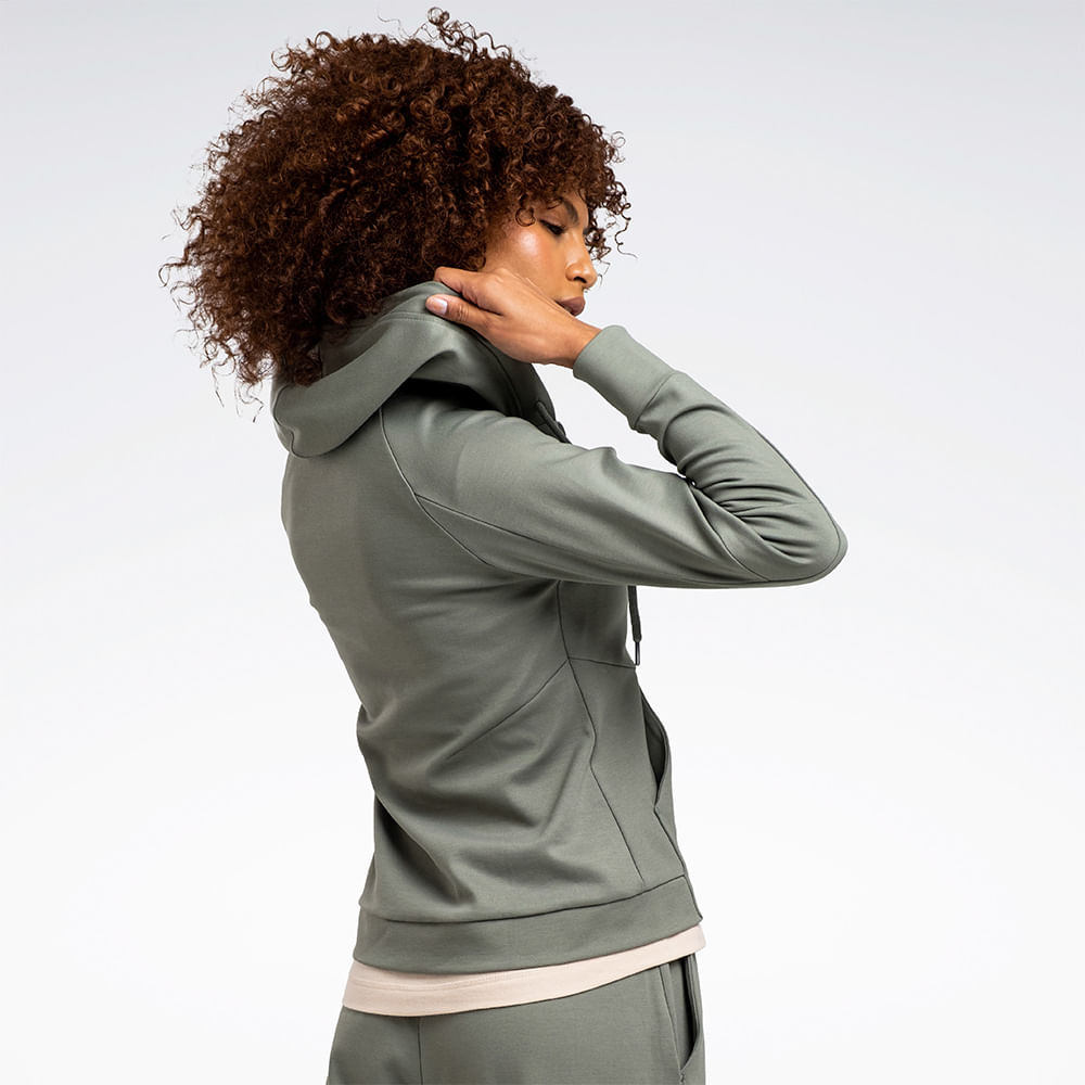 Jaqueta Reebok Essential com Capuz Feminina