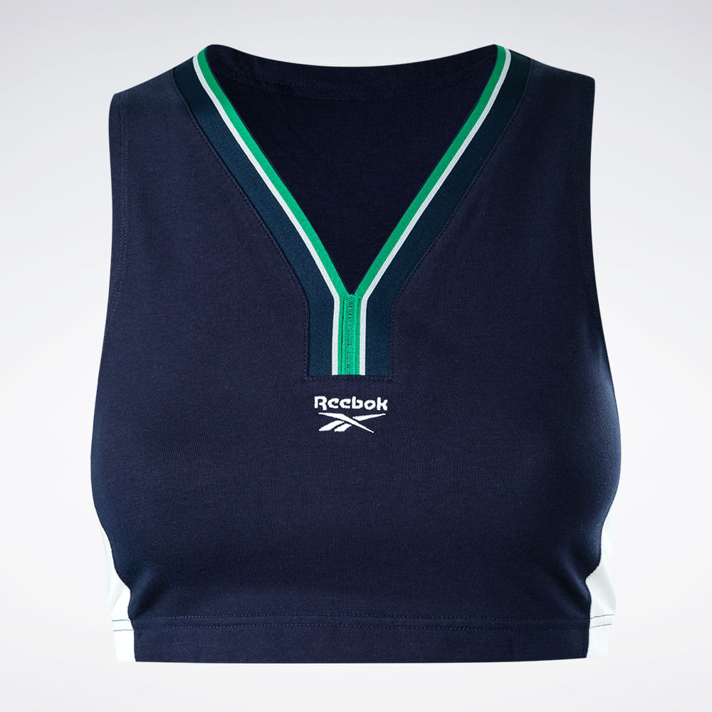 Regata Reebok Cotton Bralette Cropped Feminina