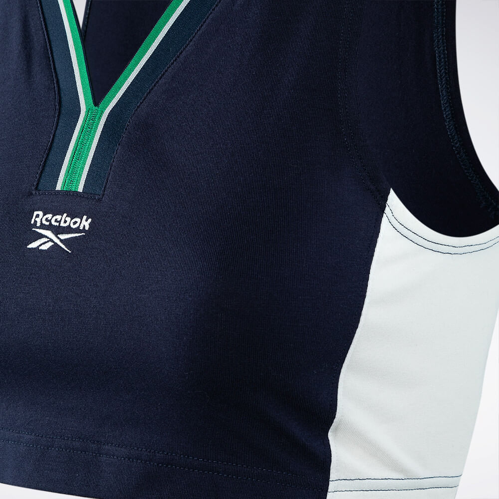 Regata Reebok Cotton Bralette Cropped Feminina